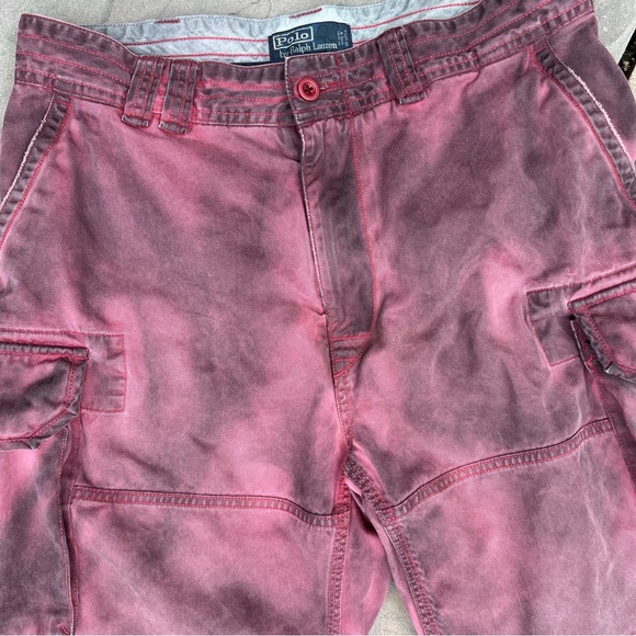 Y2K Reworked Overdyed Cargo Utility Shorts Distressed - Picture 5 of 11